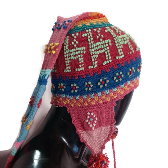 Unisex Knitted Sheep Wool Winter Beanie